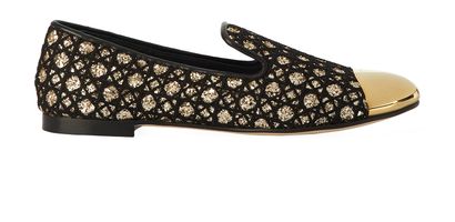 Guiseppe Zanotti Sparkle Loafers, front view