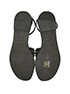 Hermes Studded Santorini Sandals, top view
