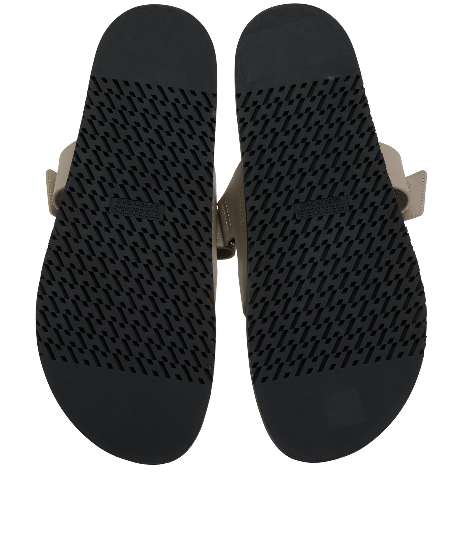 Hermes Chypre Sandals, &pound;695, Shoes, Taupe, Leather, Top view