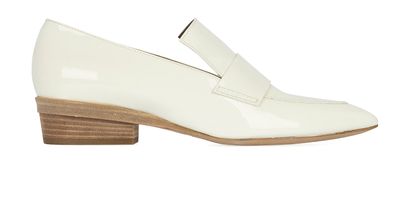 Hermès Heeled Loafers, front view
