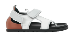 Hermes Giorno Sandal, Jersey, Grey, UK7, 3*