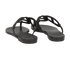 Hermes Egerie Sandals, &pound;150, Shoes, Black, Rubber, Back view