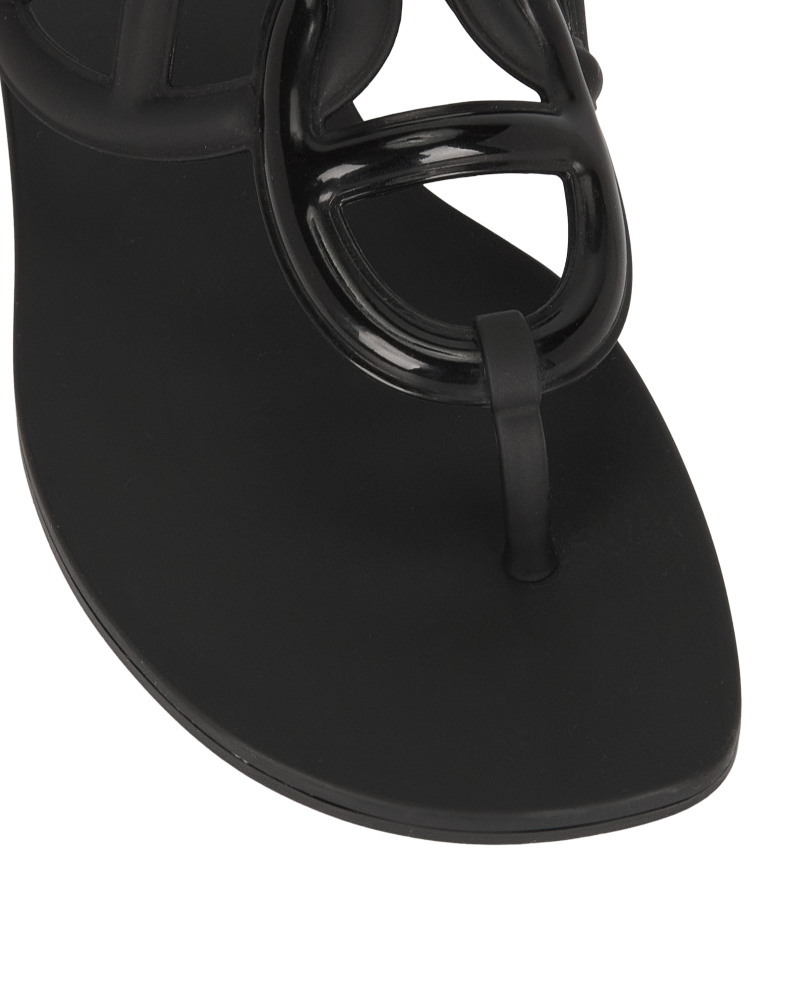 Hermes Egerie Sandals, &pound;150, Shoes, Black, Rubber, Other view