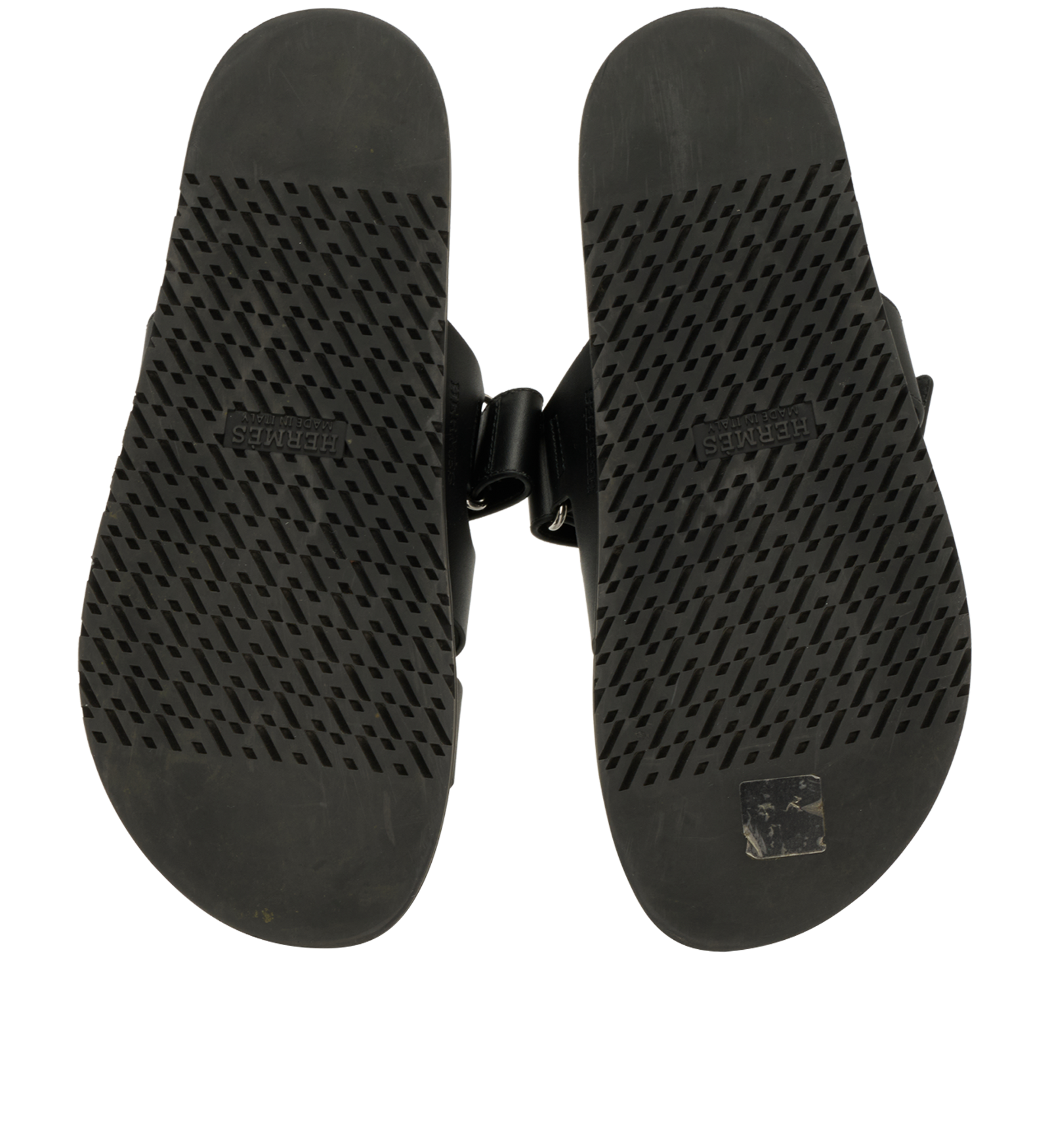 Hermes Chypre Sandals, &pound;475, Shoes, Black, Leather, Top view