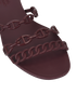Hermes Rivage Sandals, &pound;210, Shoes, Burgundy, Leather, Other view