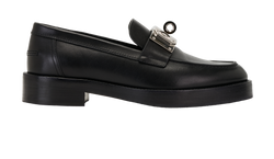 Hermes Hot Loafers, Leather, Black, UK4, DB, 3*