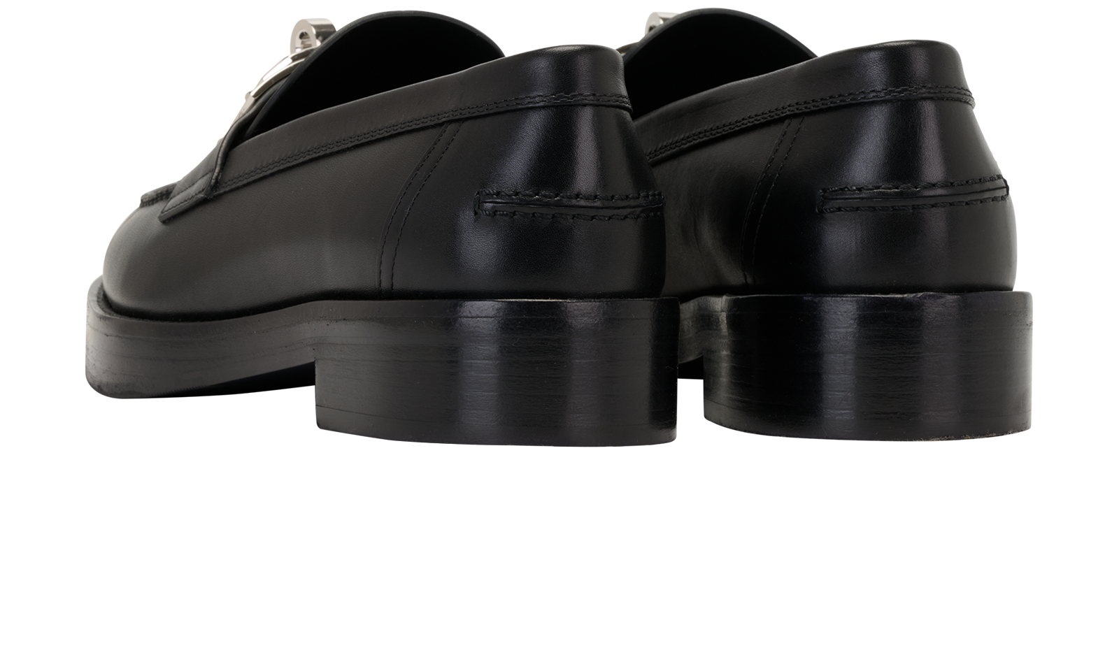 Hermes Hot Loafers, &pound;850, Shoes, Black, Leather, Back view