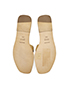 Hermes Beige Oran Sandals, top view