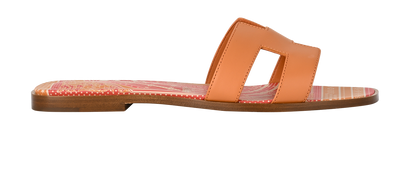 Hermes Oran Sandals, &pound;595, Shoes, Orange, Leather, Front view