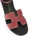 Hermes Velvet Santorini Sandals, other view