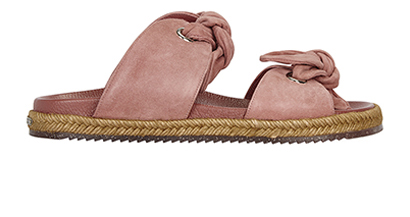 Jimmy Choo Bow Nixon Flats, &pound;140, Front view