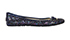 Jimmy Choo Bow Glitter Flats, front view