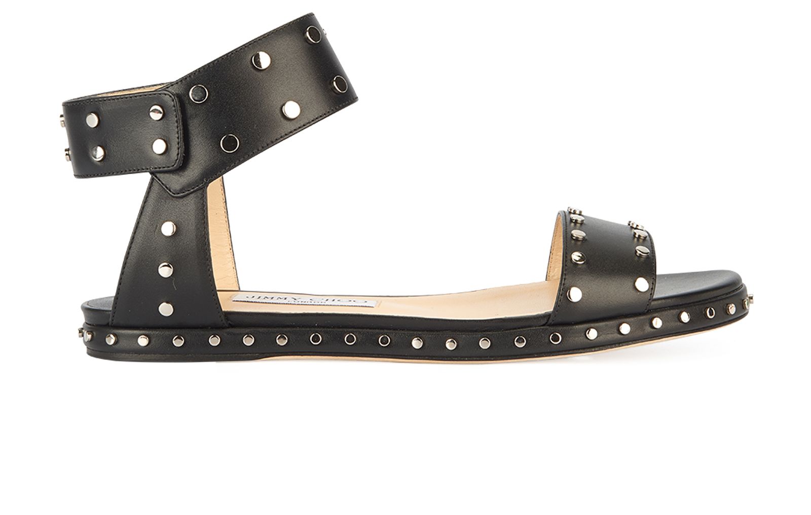 Jimmy Choo Veto Studded Sandals Flats Designer Exchange Buy