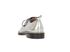 Jimmy Choo Metallic Derby Shoes, back view