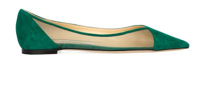 Jimmy Choo Saia Ballet Flats, front view