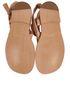 Jil Sander Twisted Flat Sandals, top view