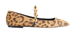 Jimmy Choo Diamond Tilda Flats, Ponyhair, Brown, UK3, DB/B, 3*