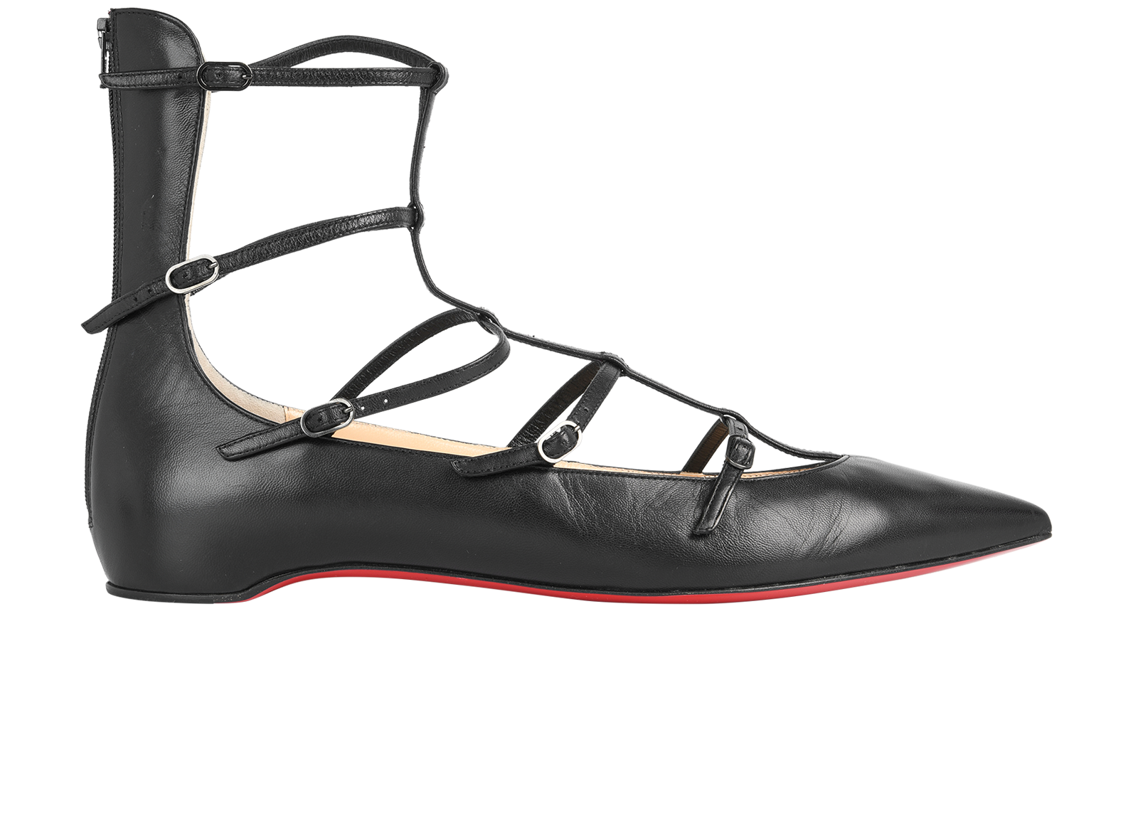 Pre-loved Christian Louboutin Toerless Muse Flats - £295 display picture 2