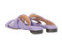 Bottega Veneta The Band Flat Sandals, &pound;175, Shoes, Purple, Leather, Back view