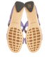 Bottega Veneta The Band Flat Sandals, &pound;175, Shoes, Purple, Leather, Top view