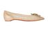 Christian Louboutin Marenude Crystal Mesh Flats, front view