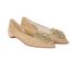 Christian Louboutin Marenude Crystal Mesh Flats, side view