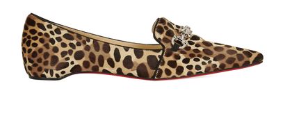 Christian Louboutin Kashasha Spike Flats, front view