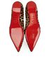 Christian Louboutin Kashasha Spike Flats, top view