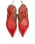 Christian Louboutin Cage And Curry Flats, top view