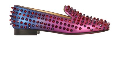 Louboutin Dandelion Spikes Flats, front view