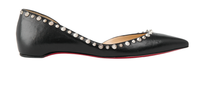 Christian Louboutin Irishell Studded Flats, front view