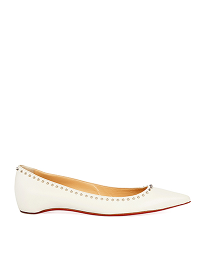 Christian Louboutin Anianna Studded Pointed Flats, front view