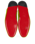 Christian Louboutin Navy Coolito Flats, top view