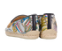 Christian Louboutin Nanou Orlato Espadrilles, &pound;250, Shoes, Black/White, Satin, Back view