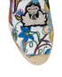 Christian Louboutin Nanou Orlato Espadrilles, &pound;250, Shoes, Black/White, Satin, Other view