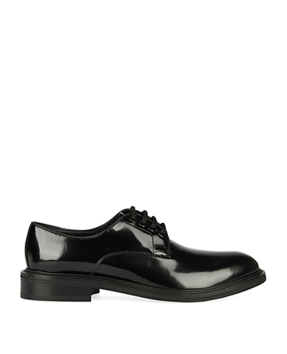 Loewe Polished Leather Derby Shoes, front view