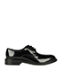 Loewe Polished Leather Derby Shoes, front view