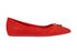 Louis Vuitton Padlock Pointy Flats, &pound;180, Shoes, Red, Suede, Front view