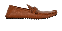 Louis Vuitton Hockenheim Moccasins, Mens, Leather, Brown, UK10.5, RCT/DB/B