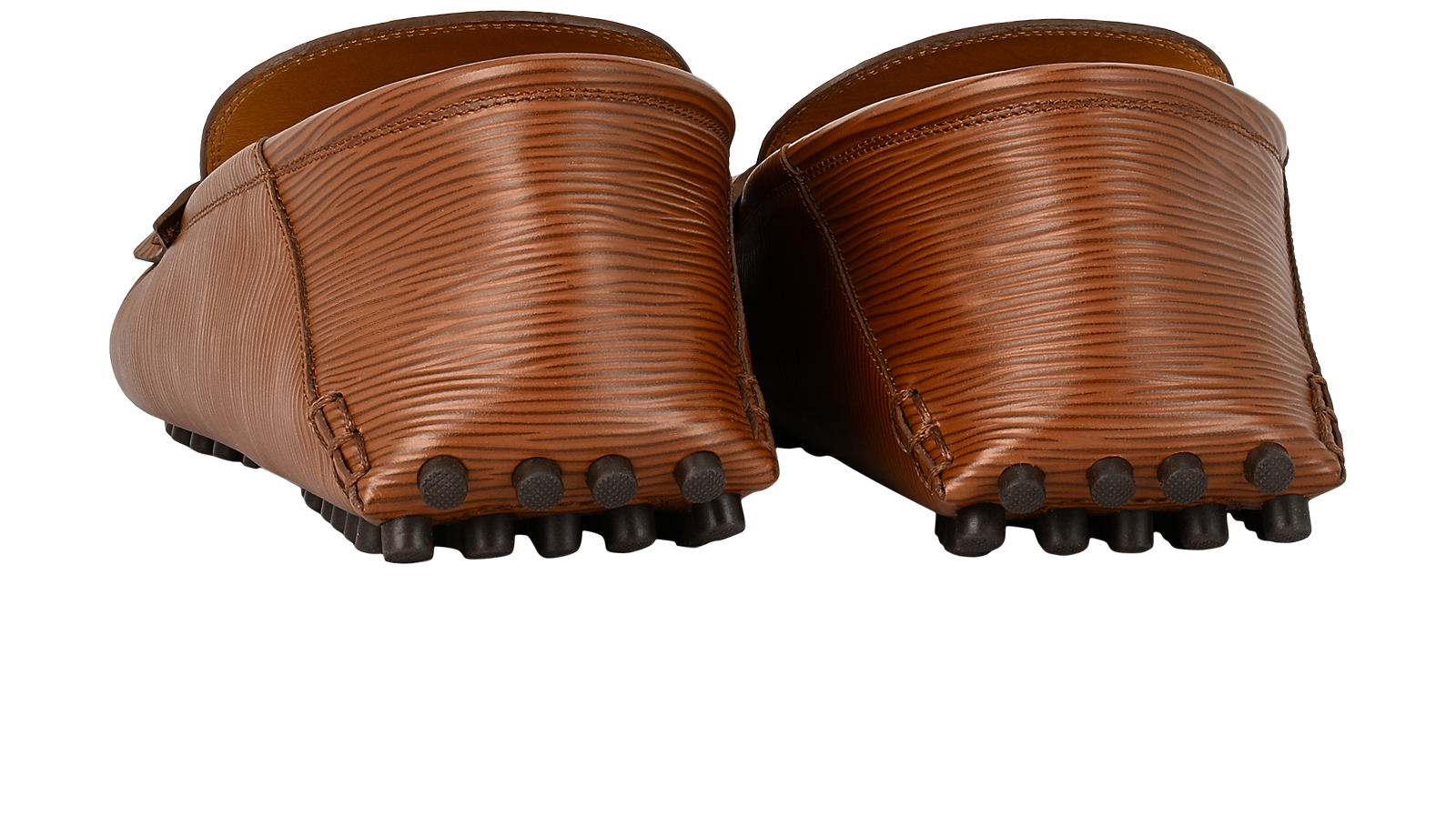 Louis Vuitton Hockenheim Moccasins, &pound;450, Shoes, Brown, Leather, Back view