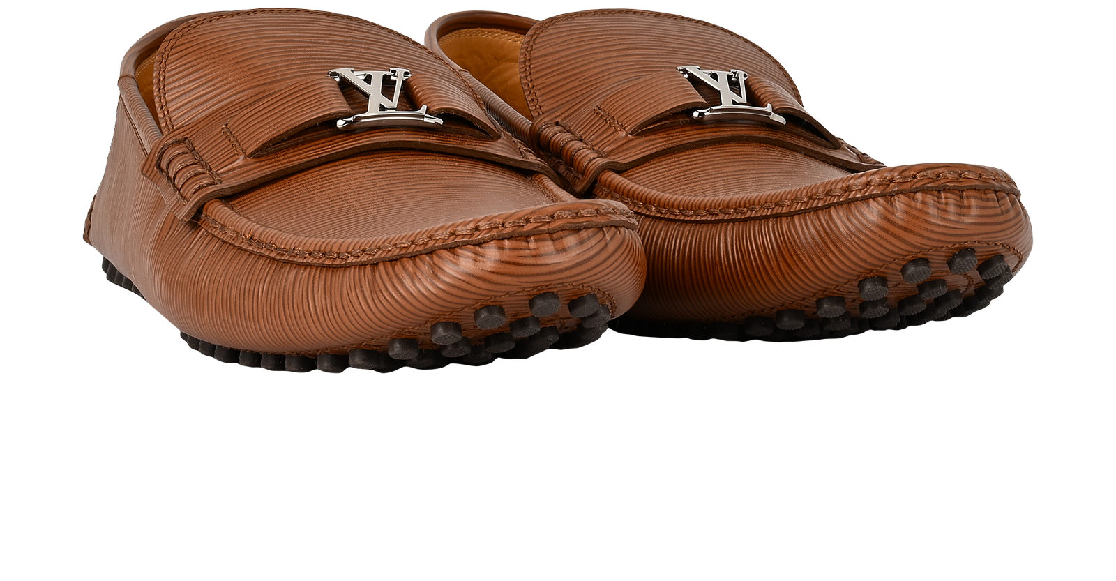 Louis Vuitton Hockenheim Moccasins, &pound;450, Shoes, Brown, Leather, Side view