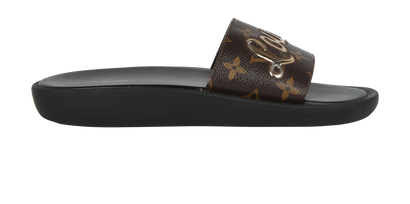 Louis Vuitton Logo Sliders, front view