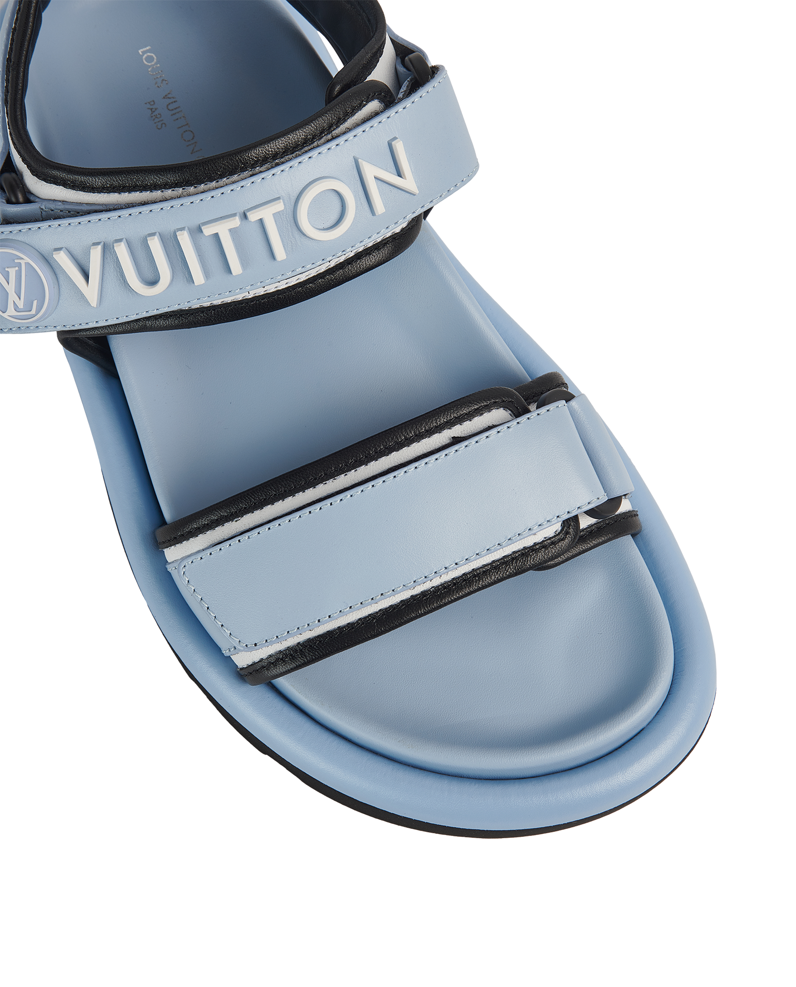 Louis Vuitton Chunky Sandals, &pound;495, Shoes, Blue, Leather, Other view