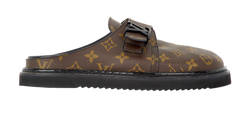 Louis Vuitton LV Easy Mules, Mens, Canvas, Monogram, UK7.5, 2*