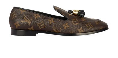 Louis Vuitton Monogram Society Loafers, front view