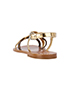 Louis Vuitton Flat Sandals, back view