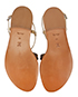 Louis Vuitton Flat Sandals, top view