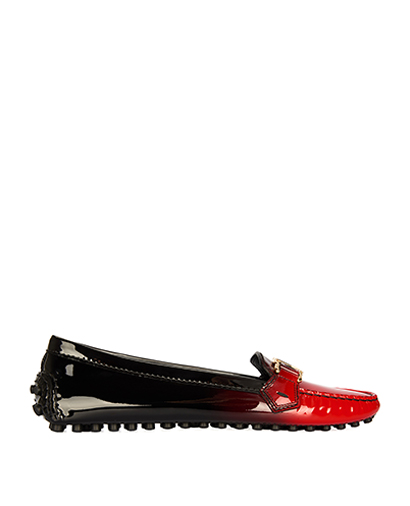 Louis Vuitton Red Driving Shoes, front view