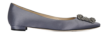 Manolo Blahnik Hangisi 10 Flats, front view