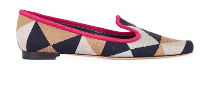 Manolo Blahnik Flat Shoes, front view
